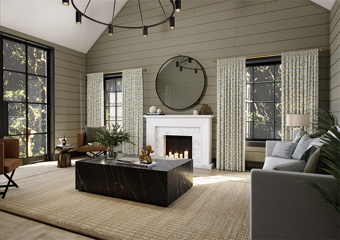 Land & Shore Lorie, Green - Made to Measure Curtains - Image 7